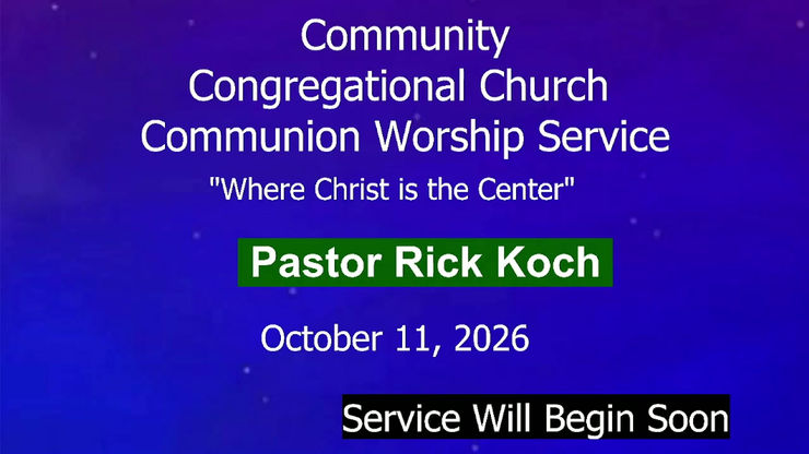 26- Oct 11 CCC Worship Service